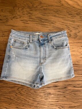 Altar'd State Light Blue High-Rise Denim Shorts size small